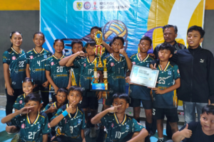 
					Spike Bidik Baturetno Gegerkan GOR Abadi Baturetno